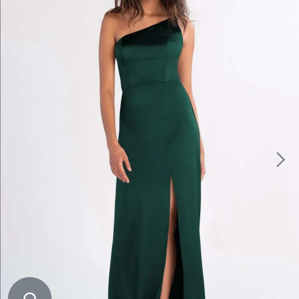 NWT Jenny Yoo Jensen Dress in Emerald Green